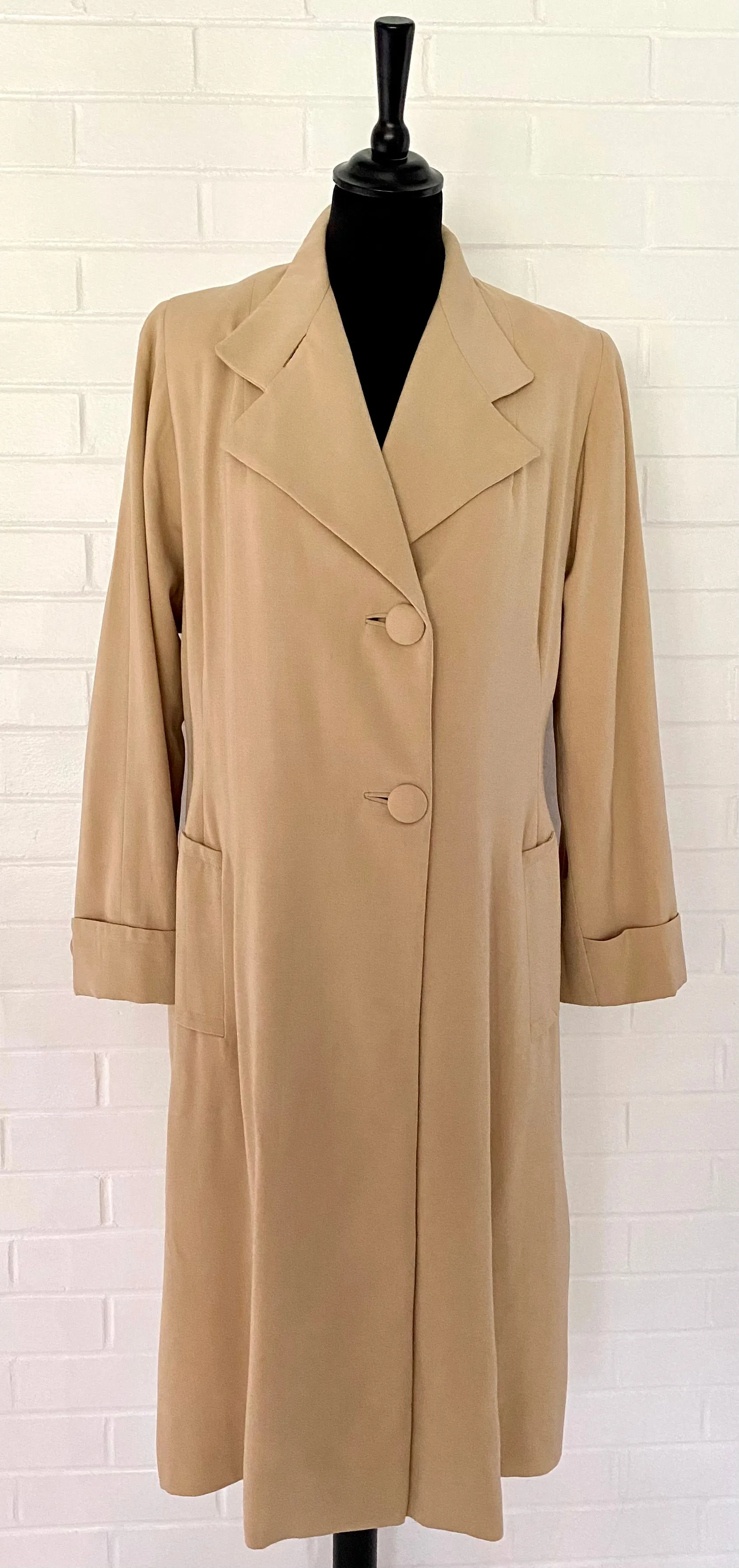 1940s Utah Tailoring Mills Coat with Hanson Matching Gloves.