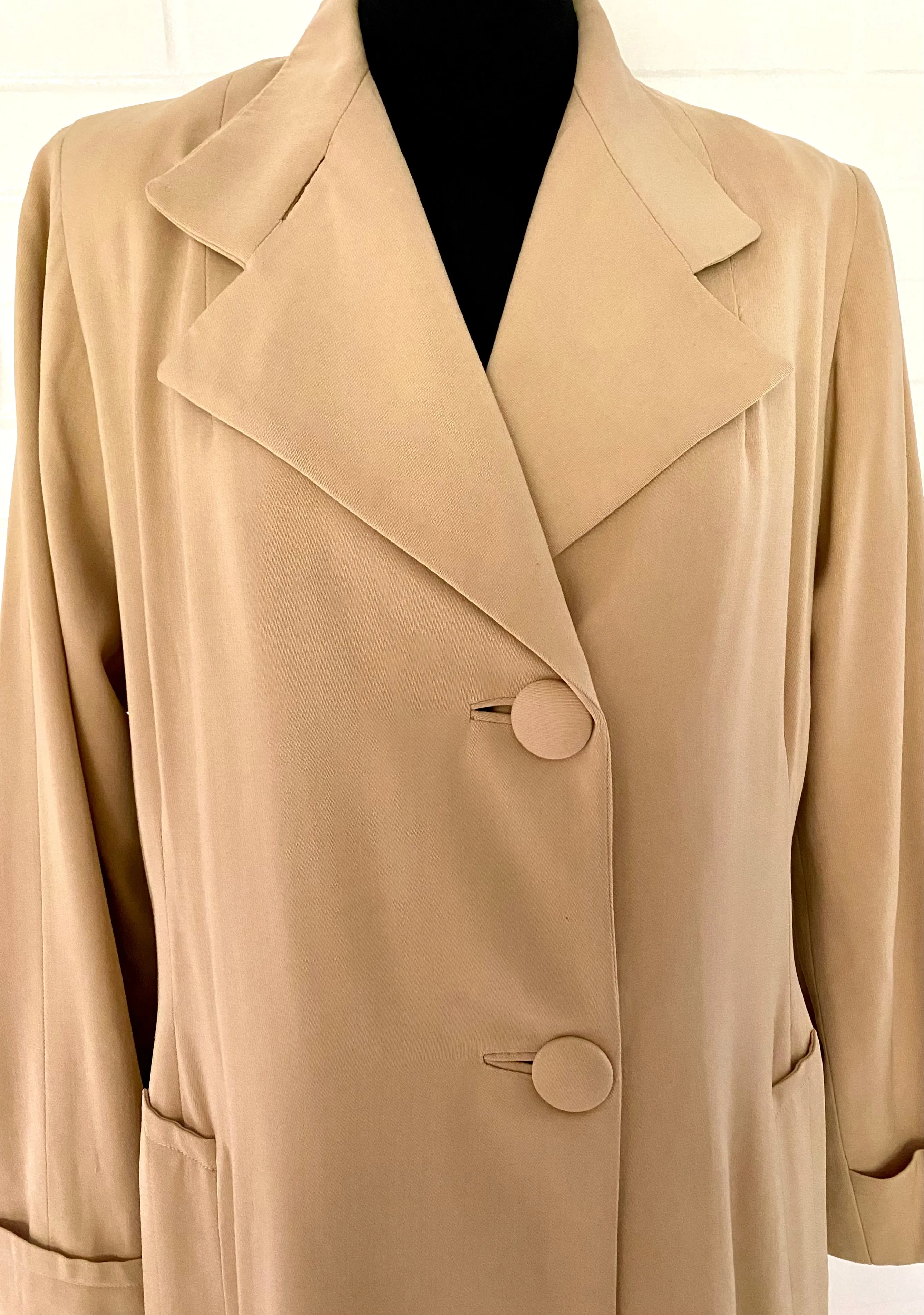 1940s Utah Tailoring Mills Coat with Hanson Matching Gloves.