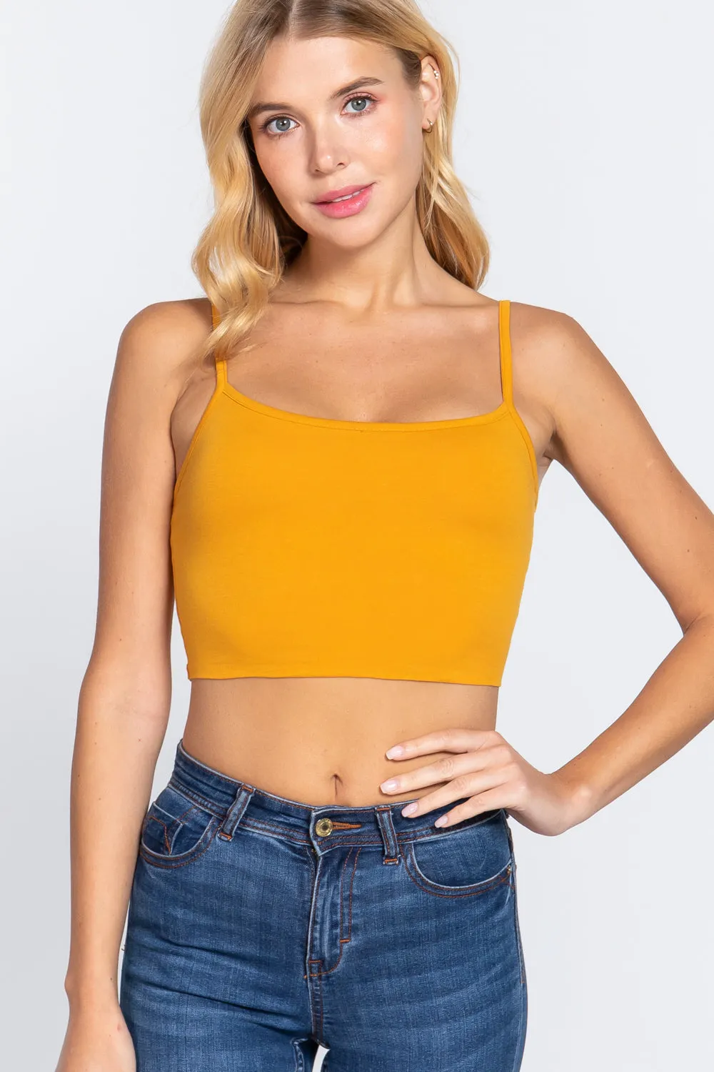 2 PLY CAMI CROP TOP