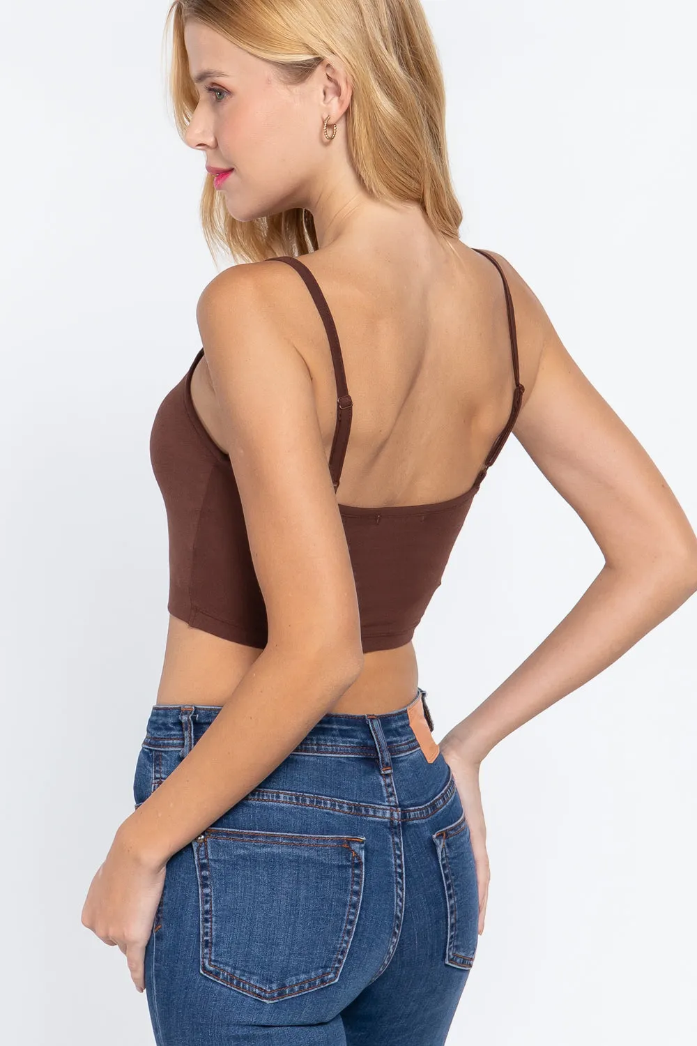 2 PLY CAMI CROP TOP