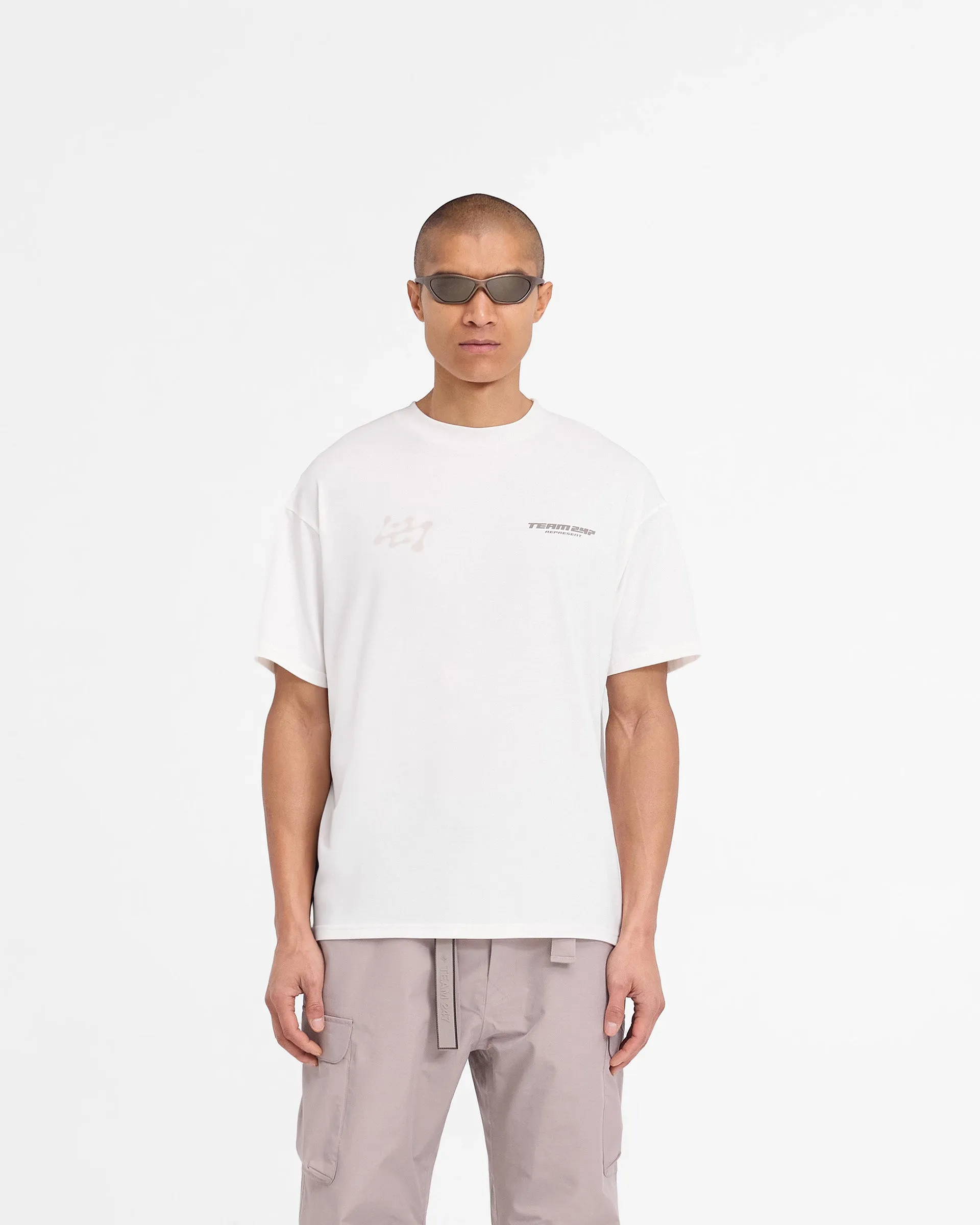 247 Future Terrains Oversized T-Shirt - Flat White