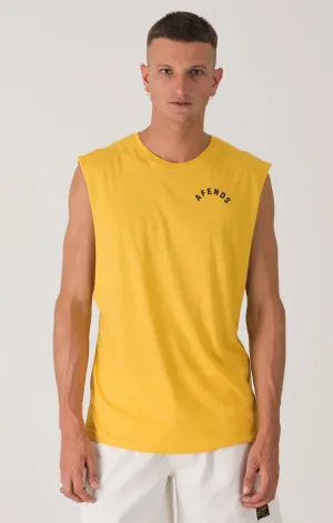 Afends Mens Gold Tops - Band Cut Tee