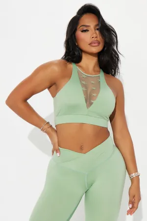 All Star Mesh Sports Bra - Mint