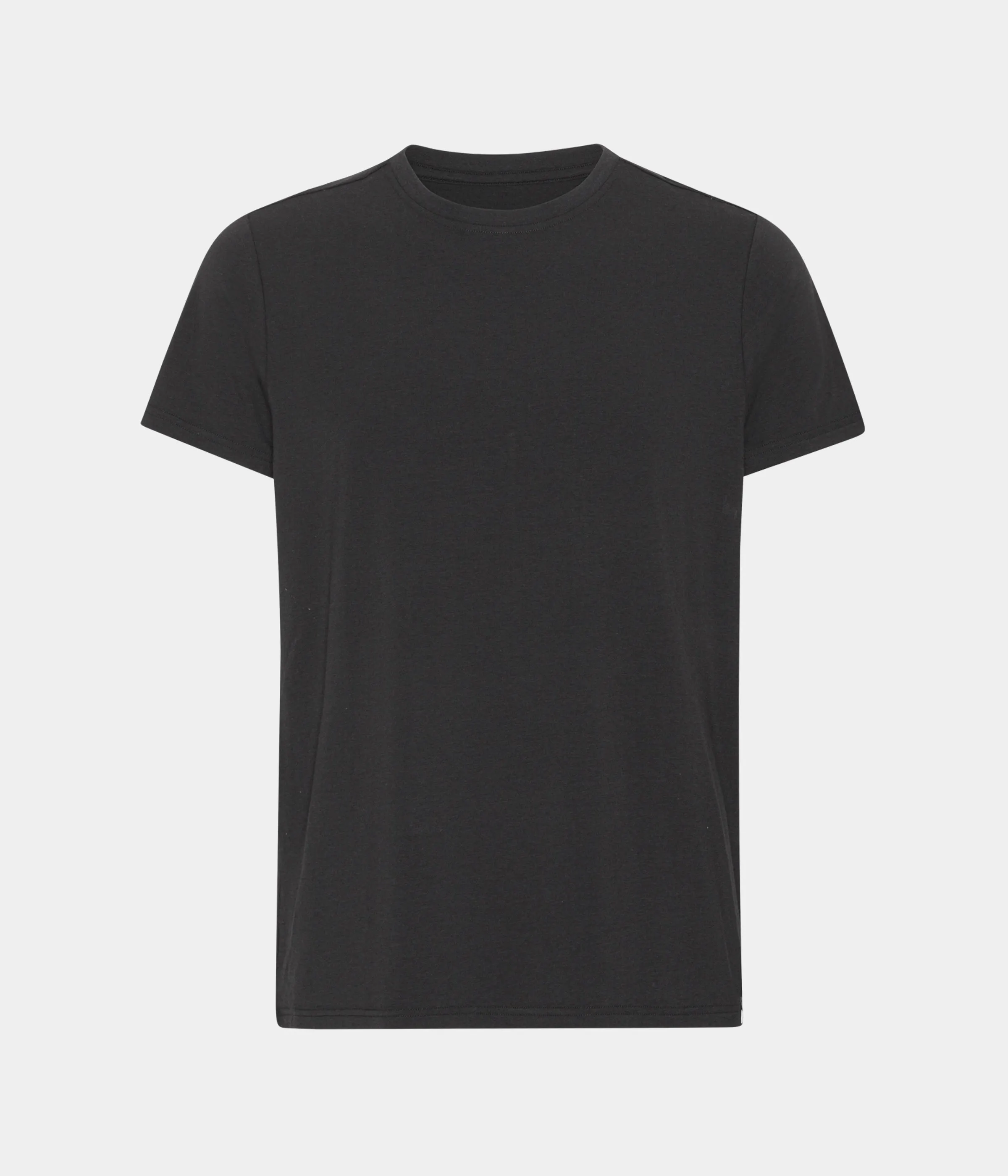 Black crew neck bamboo T-shirt