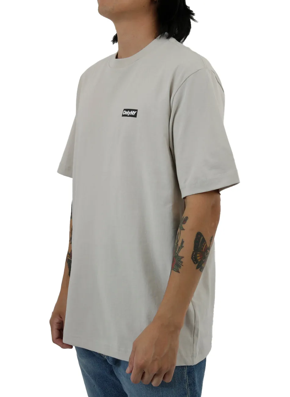 Block Logo T-Shirt - Lunar Grey