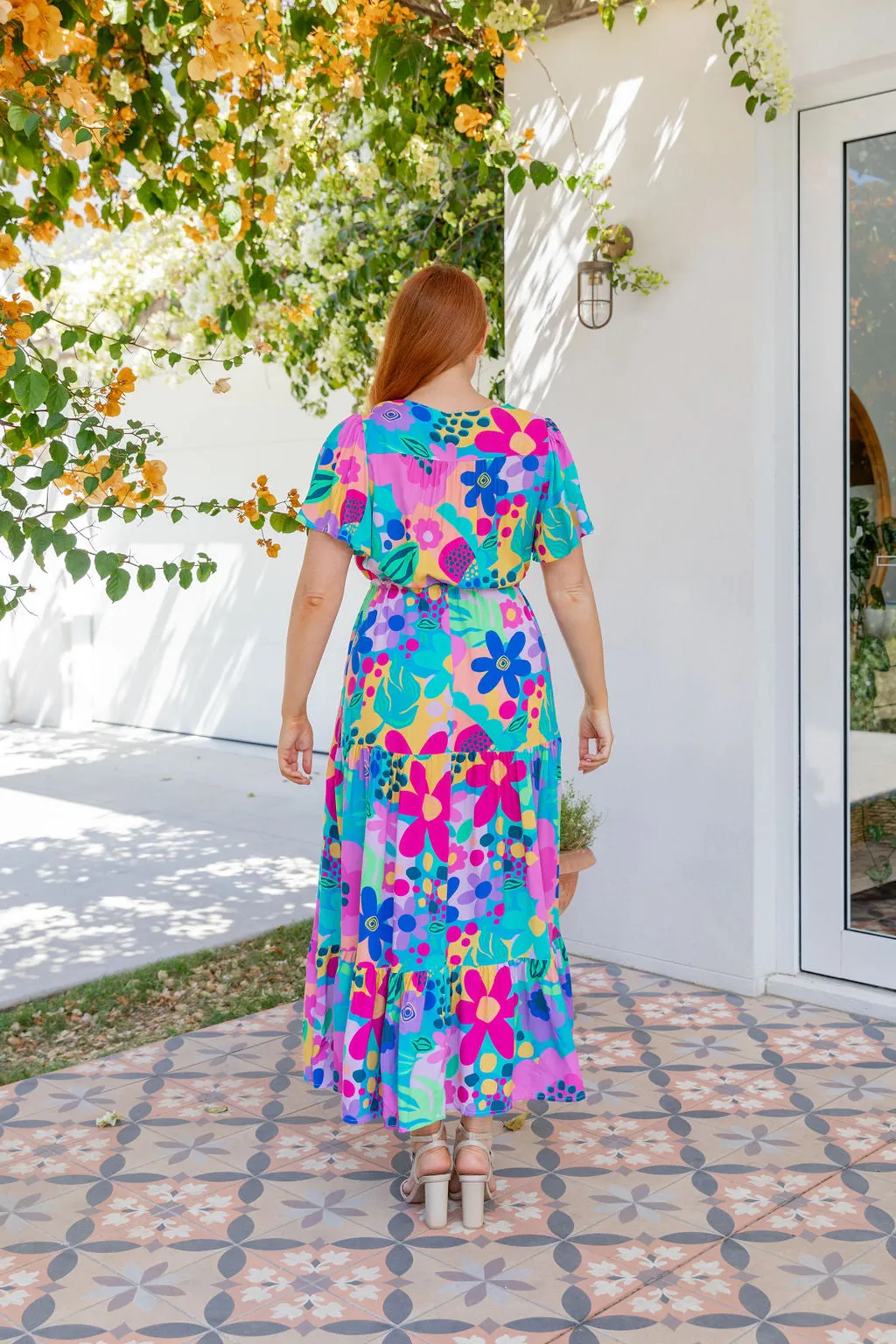 Bonnie Maxi Dress in Spring Fling by Kasey Rainbow