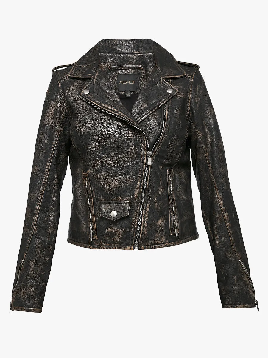 BONNIE UPCYCLED LEATHER JACKET