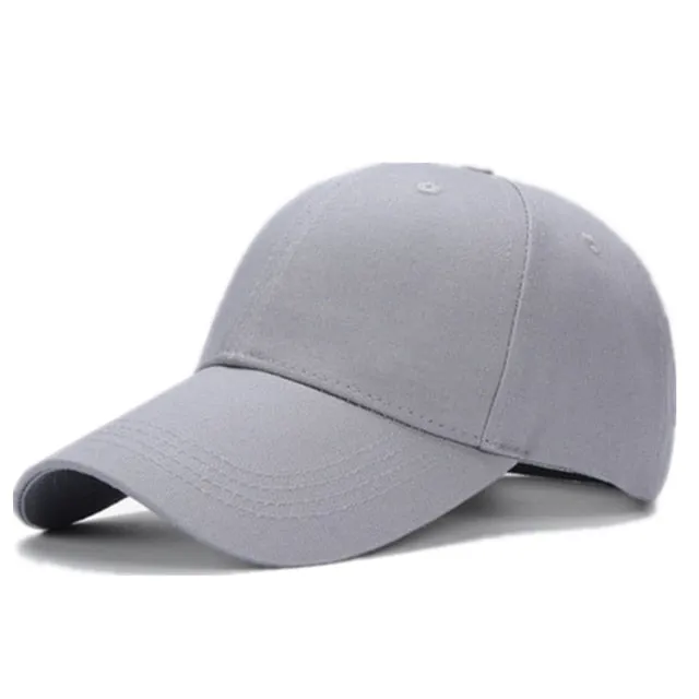 Cotton Solid Simple Color Baseball Adjustable Snapback Cap