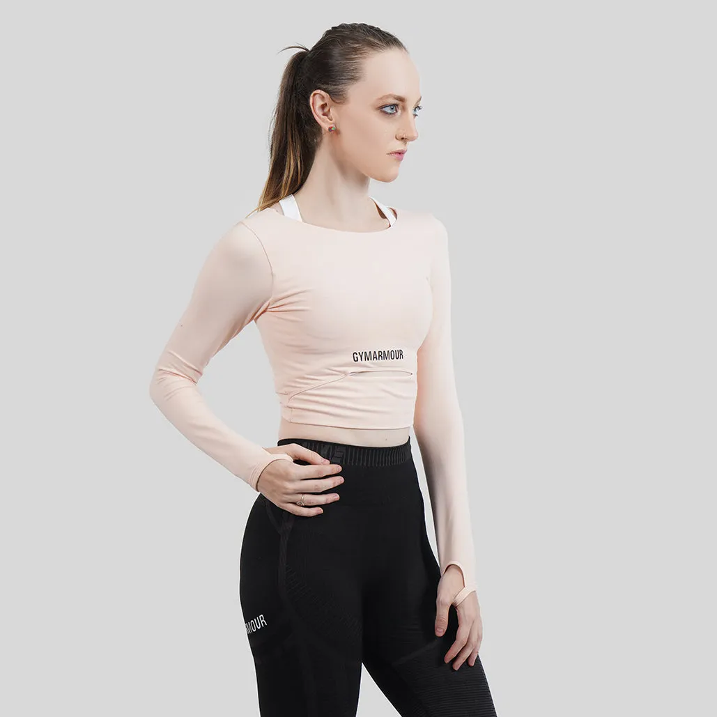 Flex Crop Top (Blush)