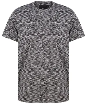 Gratitude Stripe T Shirt Steel Grey