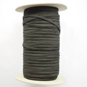 Haberdashery Elastic Knitted Elastic 6mm Black Knitted Soft Elastic Latex Free