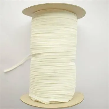 Haberdashery Elastic Knitted Elastic 6mm White Knitted Soft Elastic Latex Free