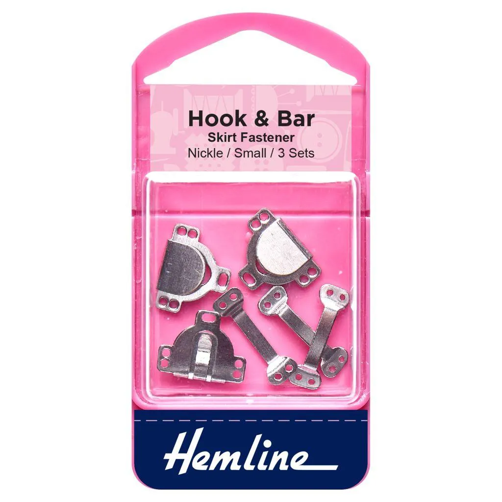 Hemline Skirt/Trouser Hook and Bar Fasteners