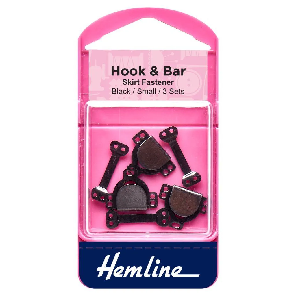 Hemline Skirt/Trouser Hook and Bar Fasteners