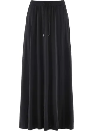 Jersey skirt Bpc Bonprix Collection, black