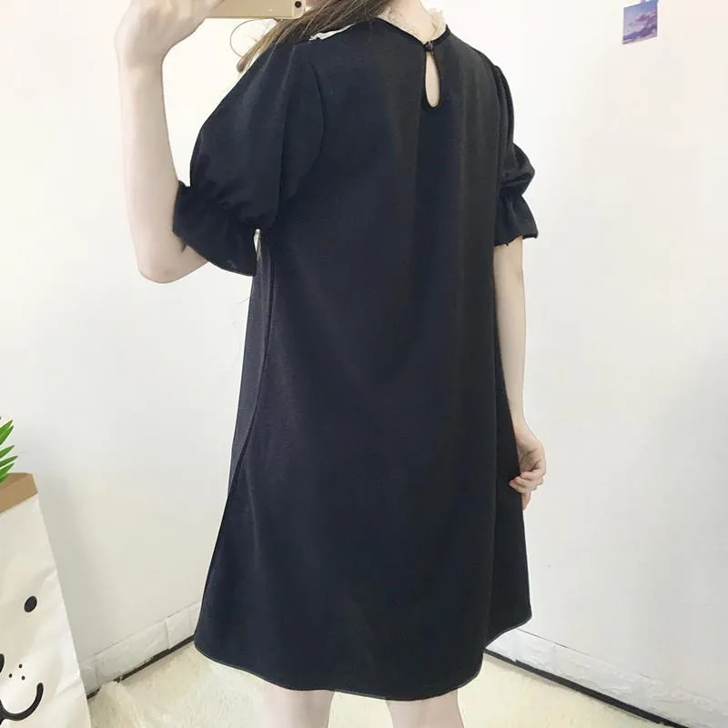 Kawaii Lace Stitching A-line Dress