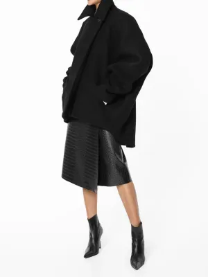 LUXE OVERSIZED WOOL PEA COAT