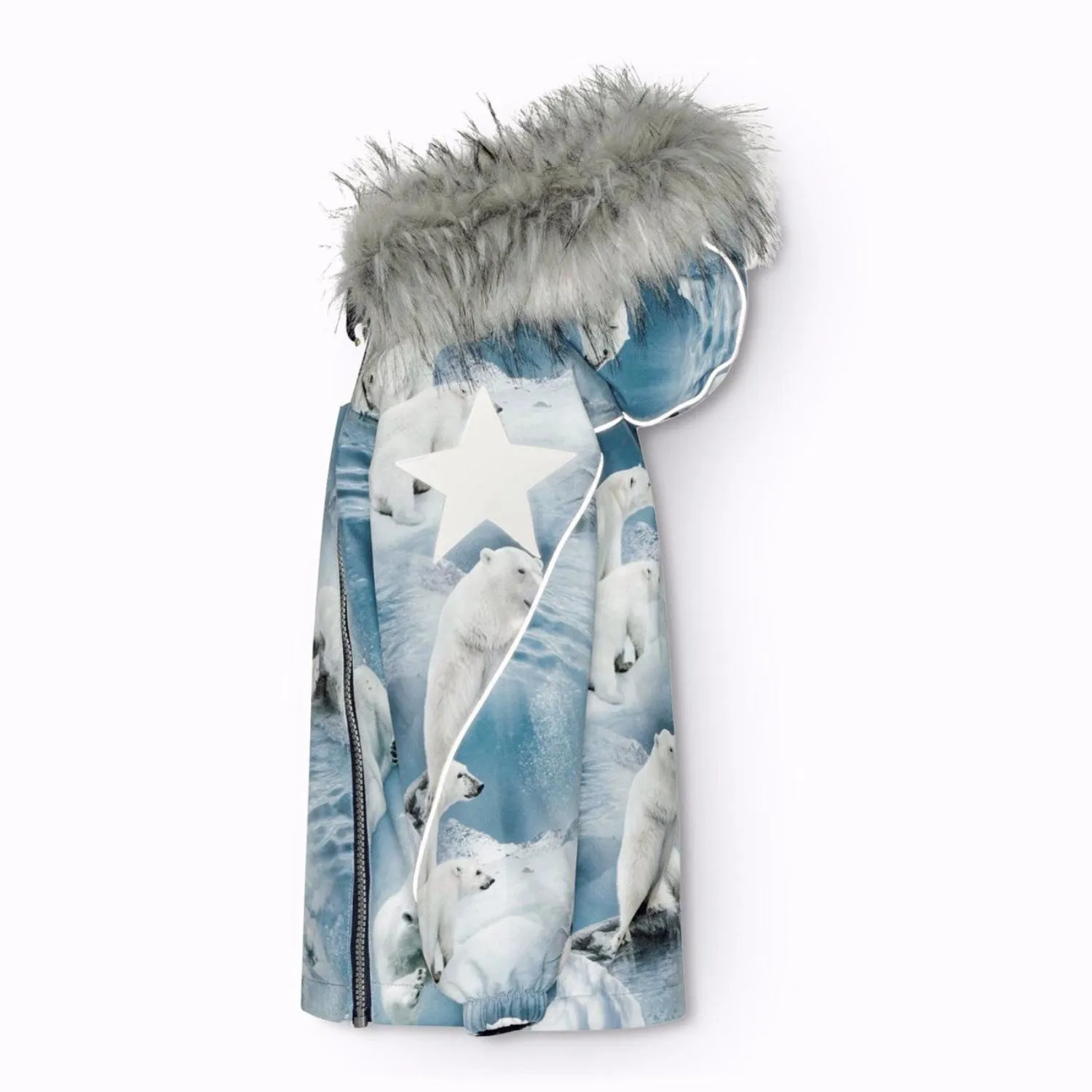 Molo Polar Bear Joy Hopla Fur Jacket