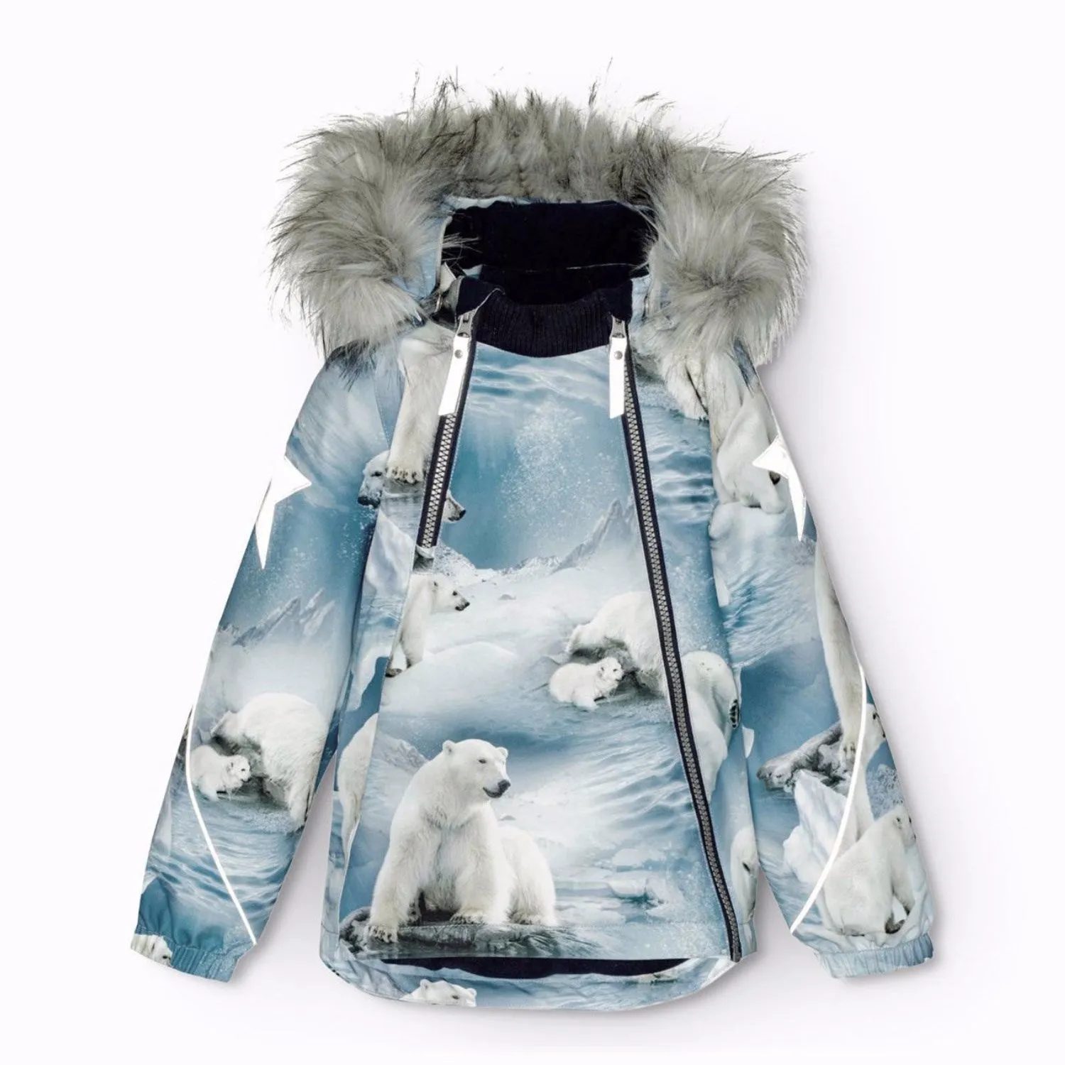 Molo Polar Bear Joy Hopla Fur Jacket