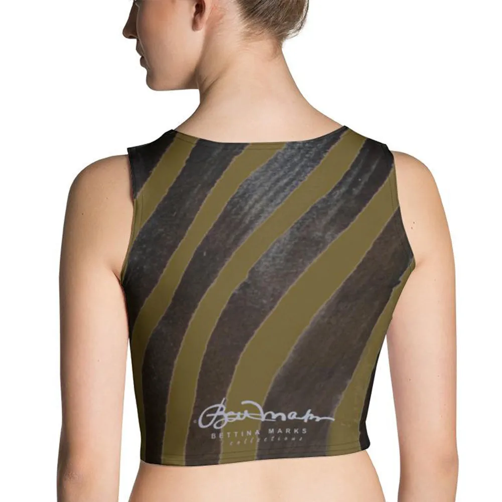 Olive Zebra Top