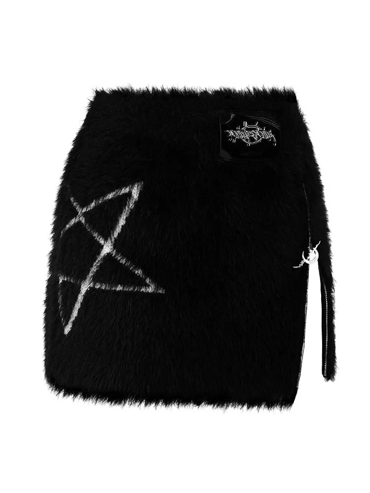 Pentagram Slim Short Knitted & Skirt【s0000000316】