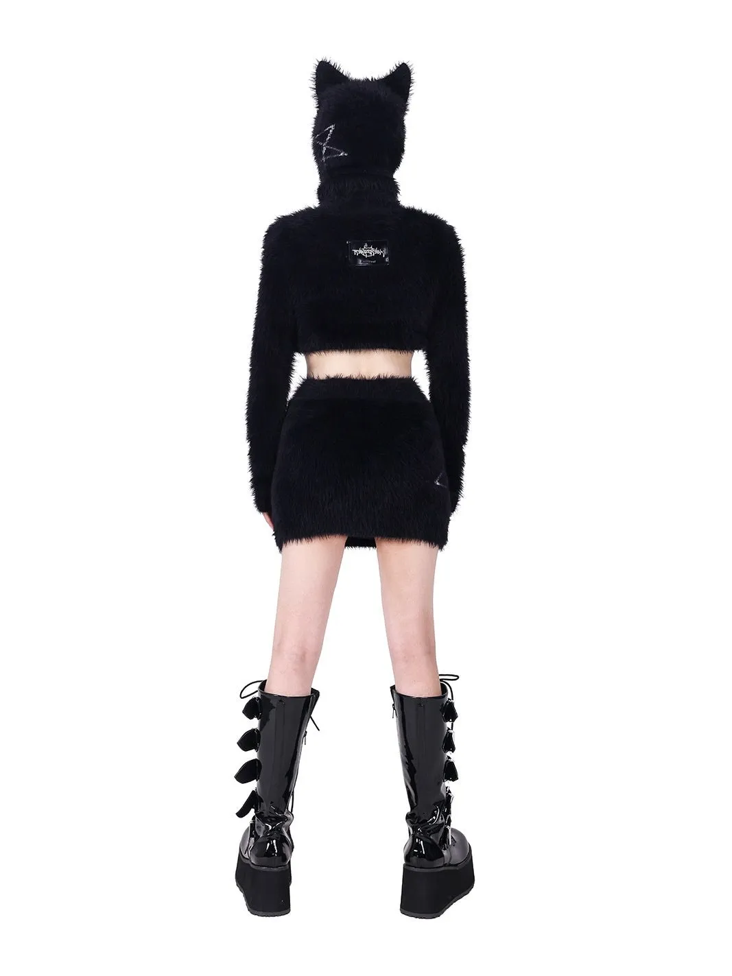 Pentagram Slim Short Knitted & Skirt【s0000000316】