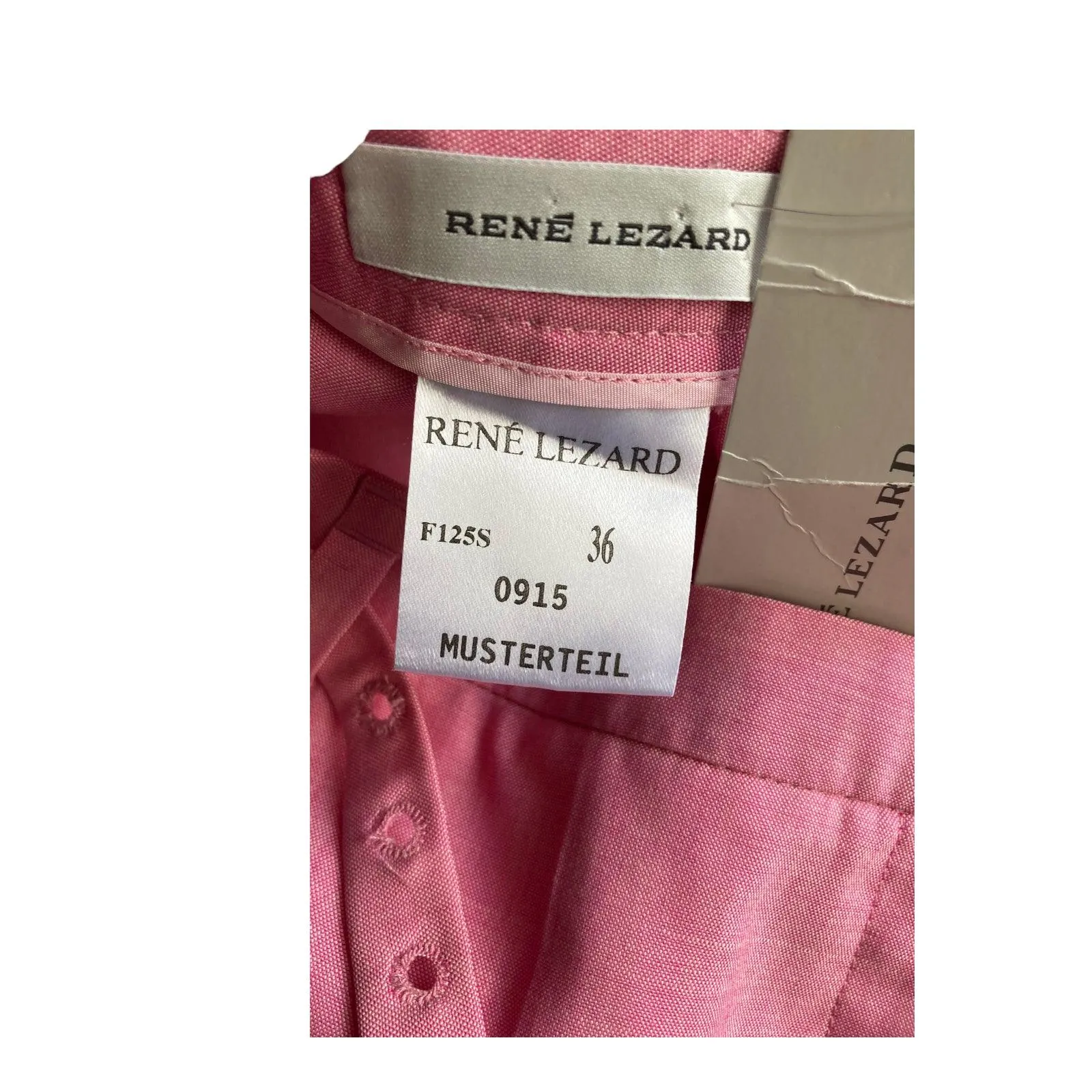 Rene Lezard Wool Pink Trousers UK Size 8