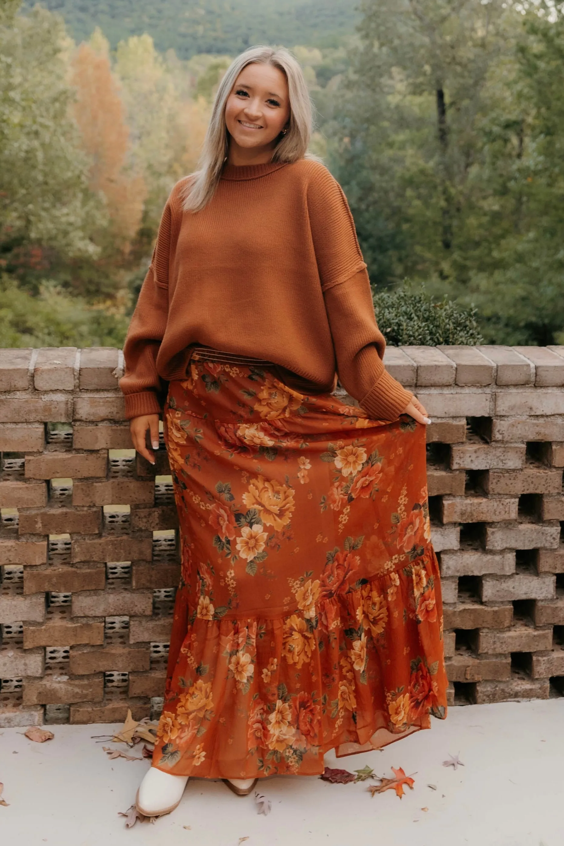 Show Me Your Mumu Larina Midi Skirt