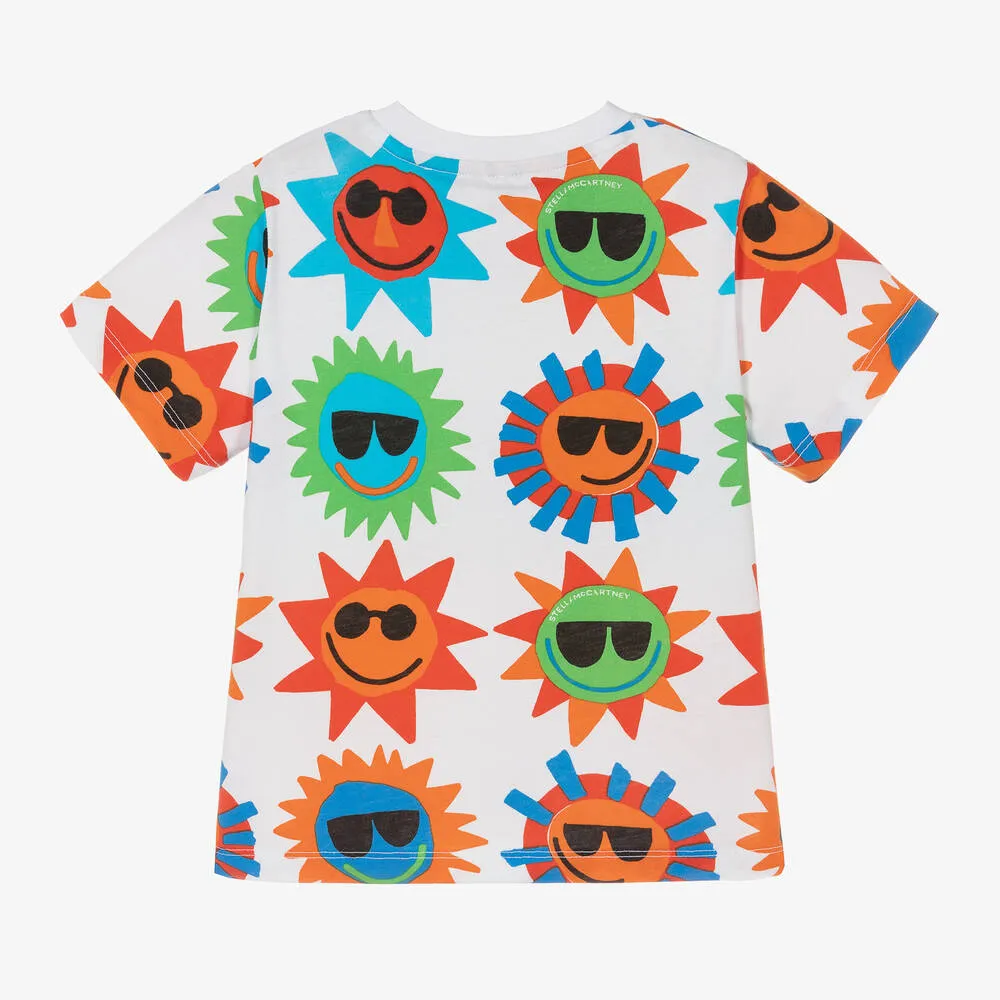 Stella McCartney Boys Graphic Sun Print T-Shirt