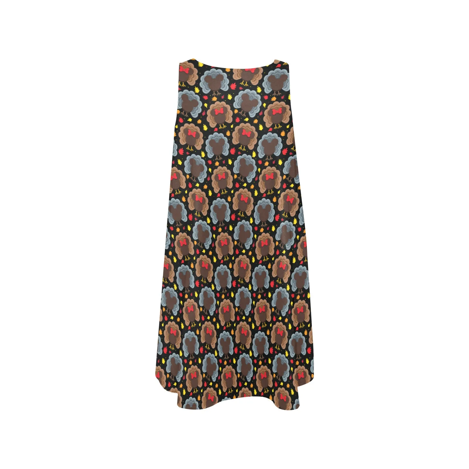 Turkeys Sleeveless A-Line Pocket Dress