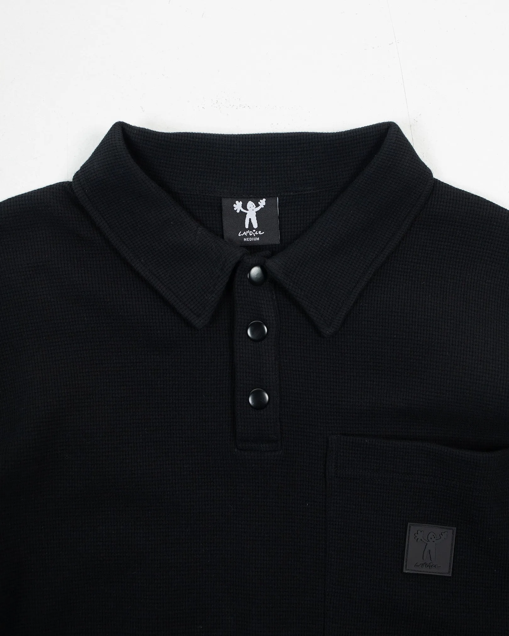 Waffle Longsleeve Polo