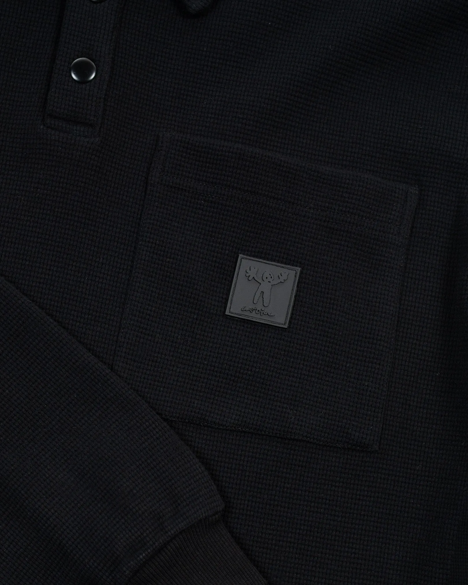 Waffle Longsleeve Polo