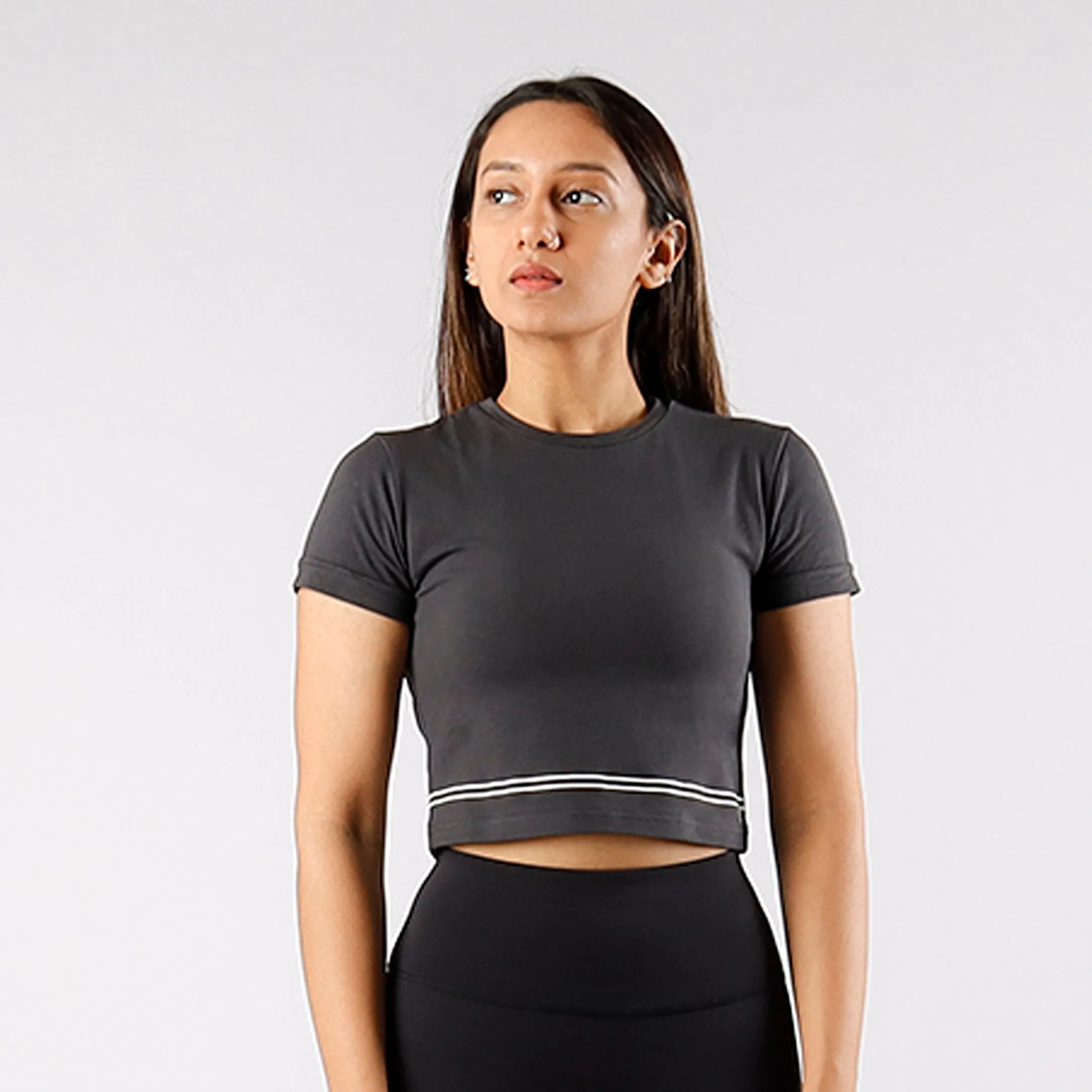 Warrior 360° Crop Tee Half Sleeves