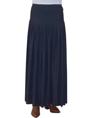 Women's Original BIZ Style Ankle Length Long Denim Skirt