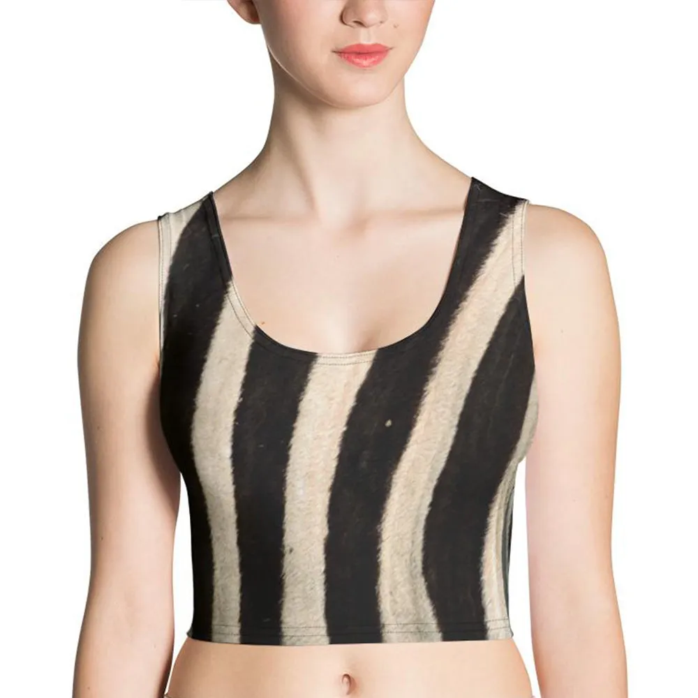 Zebra Crop Top